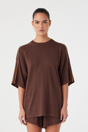 Arcaa Pippa Oversized Tee // Espresso