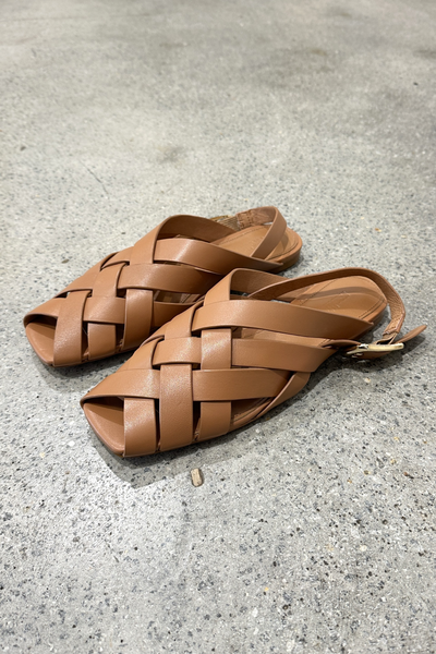 Mollini Brassy Sandal // Deep Tan