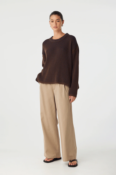 Arcaa Josie Sweater // Espresso