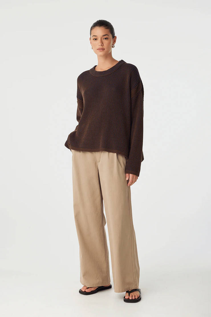 Arcaa Josie Sweater // Espresso