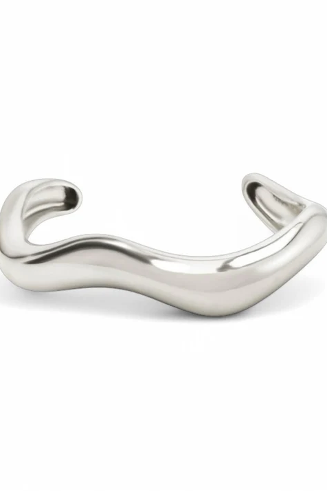 Zaya Eva Wave Bracelet // Silver