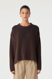 Arcaa Josie Sweater // Espresso