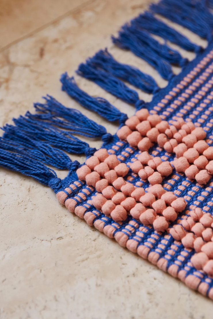 Sage And Clare Sawa Cotton Mat // Ultramarine