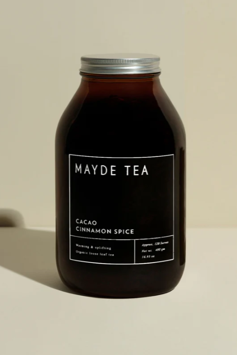 Mayde Tea Cacao Cinnamon Spice // 120 serve jar