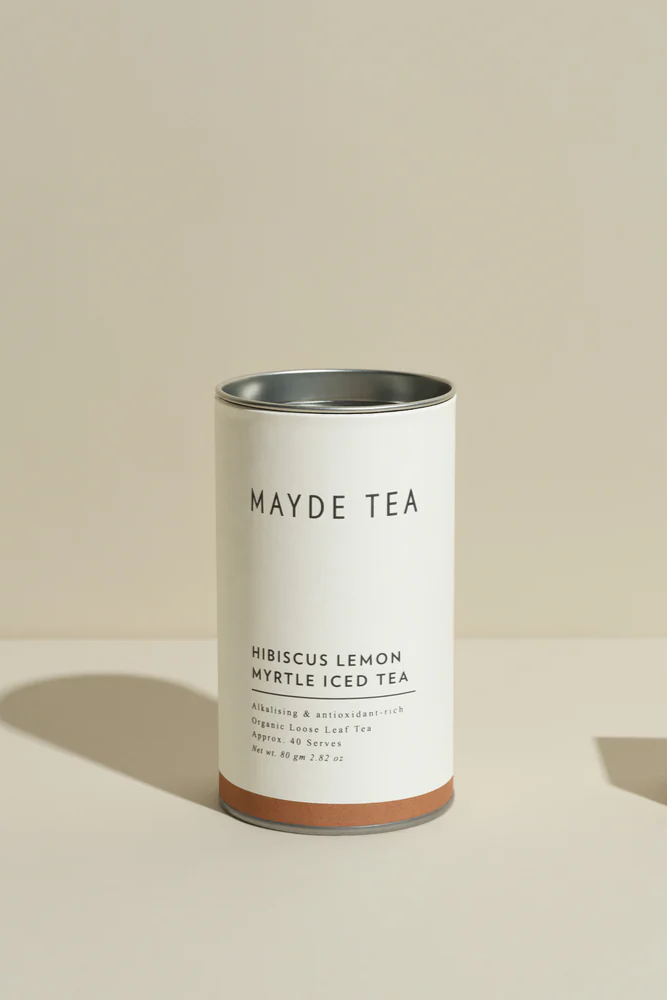 Mayde Tea Hibiscus Lemon Myrtle Iced Tea // 40 serve tube