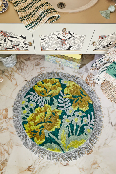Sage And Clare Round Bath Mat // Margot