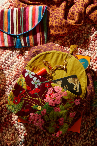 Sage And Clare Velvet Clutch // Genevieve