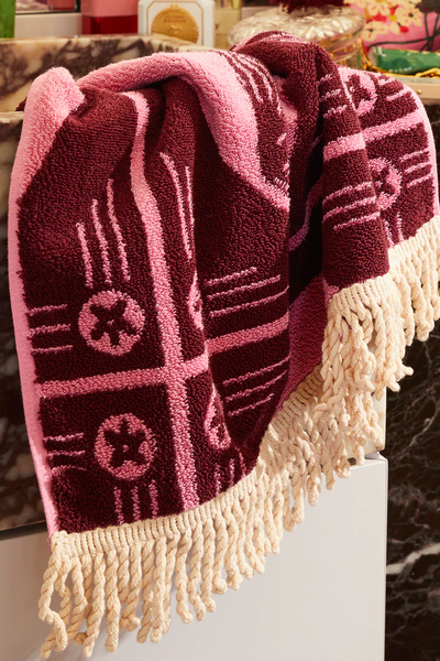 Sage And Clare Gigi Hand Towel // Cosmo Pink