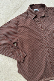 Lilya Hastings Shirt // Cocoa Stripe