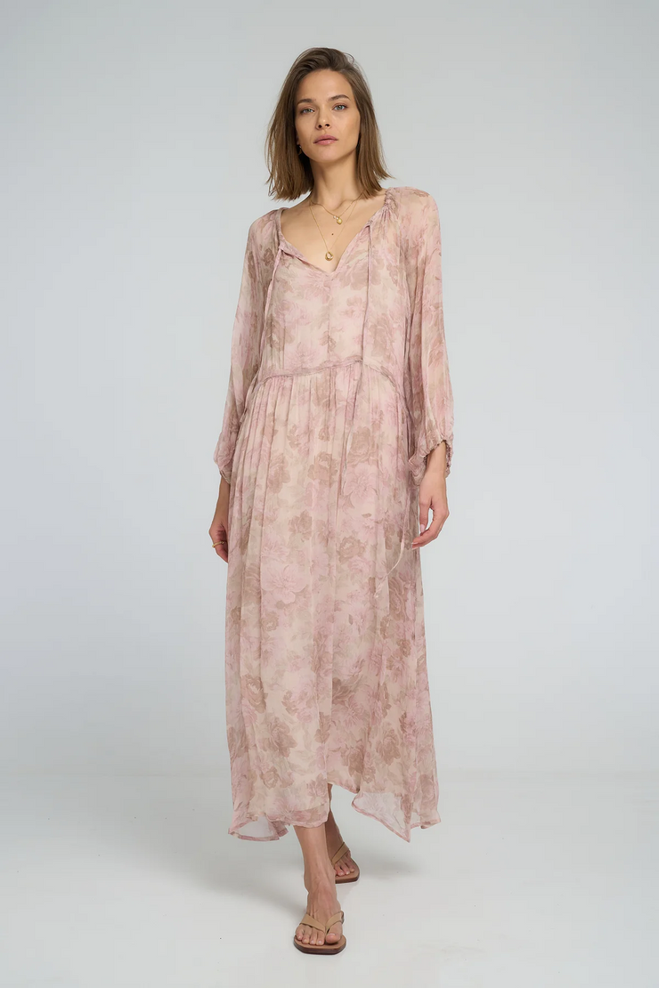 Lilya Verbena Dress // Monet Floral Print
