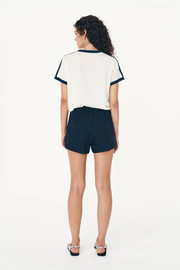 Rowie Simone Linen Shorts // Ink