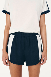 Rowie Simone Linen Shorts // Ink