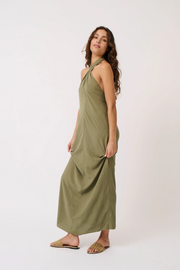 Cartel & Willow Sabrina Halter Dress // Palm