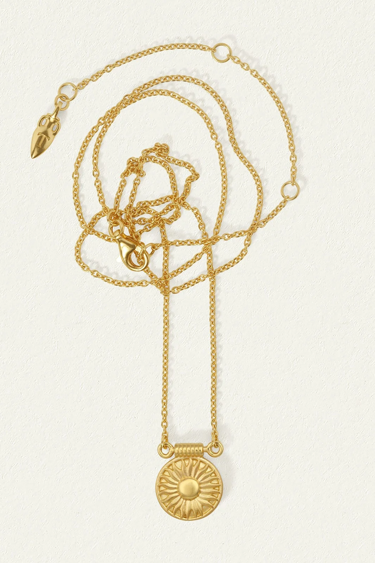 Temple Of The Sun Sunny Necklace // Gold Vermeil
