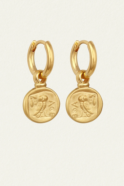 Temple Of The Sun Palas Drop Earrings // Gold Vermeil