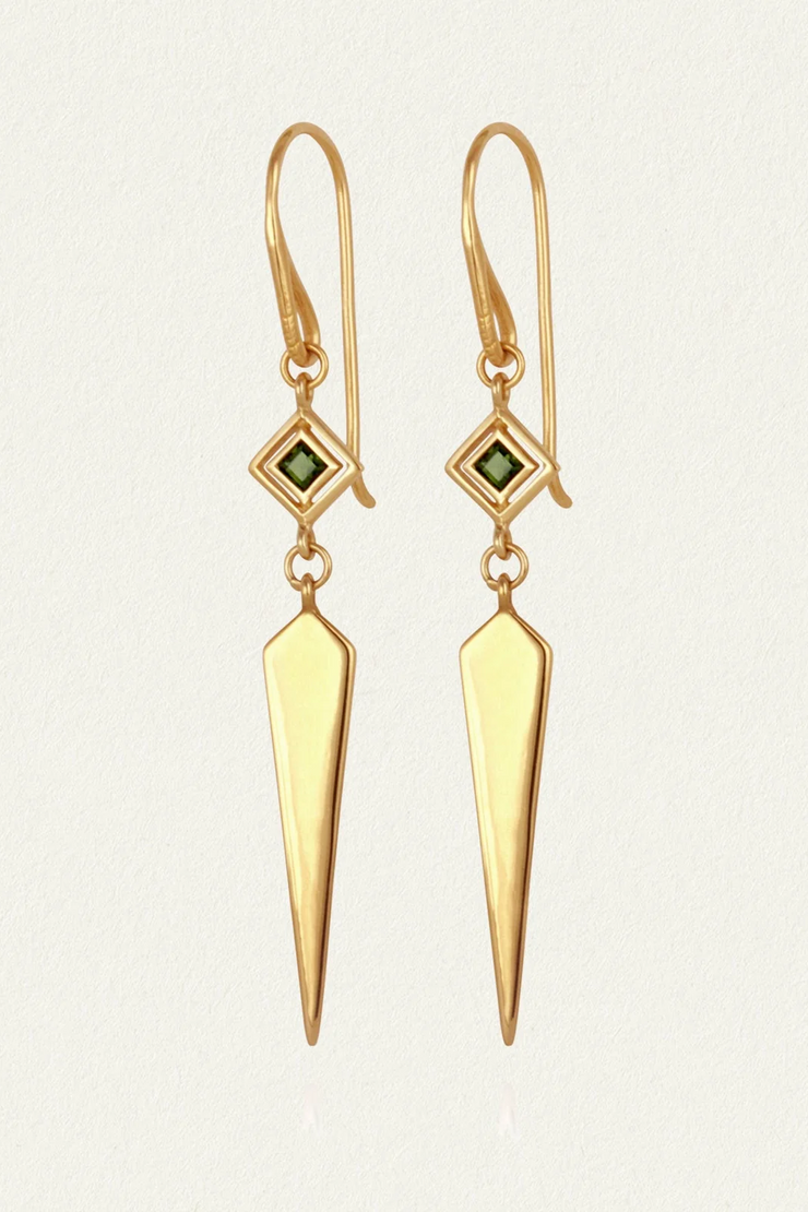 Temple Of The Sun Rhya Earrings // Gold Vermeil