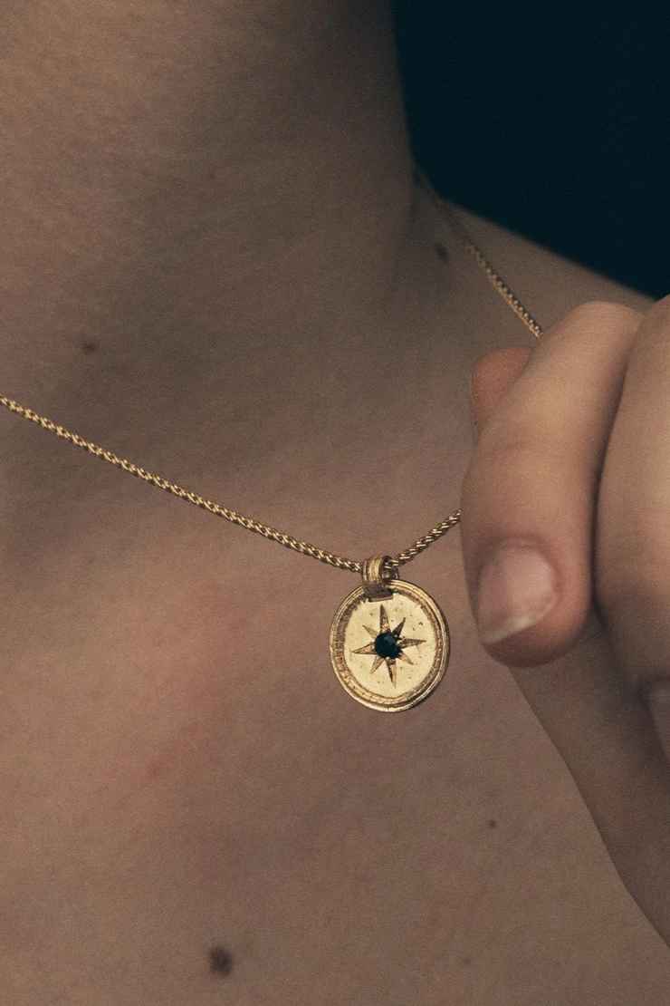 Temple Of The Sun Stella Necklace // Gold