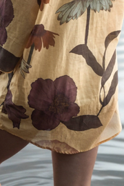 Wandering Folk Glades Over Swim Shirt // Chamomile