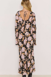 Mink Pink Willow Bias Maxi Dress // Black & Pink
