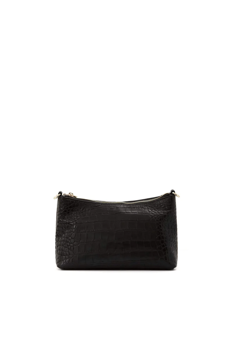 Nakedvice The Christy // Black Croc Embossed