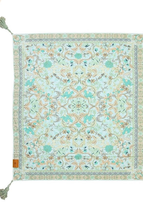 Wandering Folk Picnic Rug // Crystal Forest