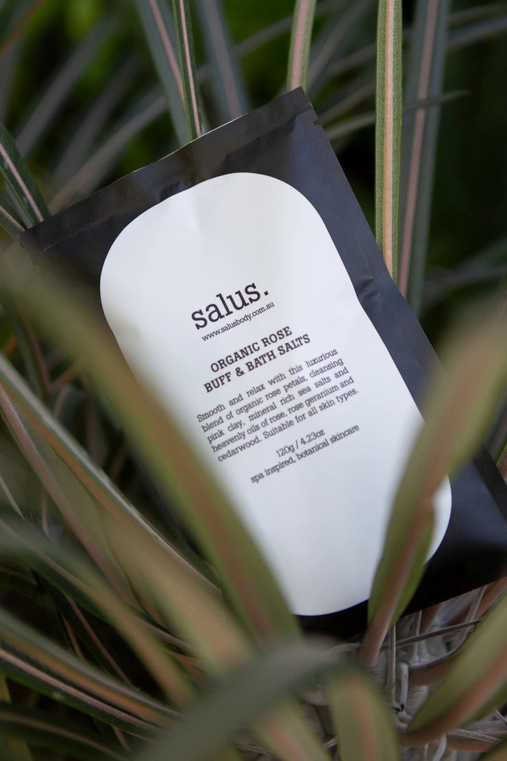 Salus Buff & Bath Salts // Organic Rose