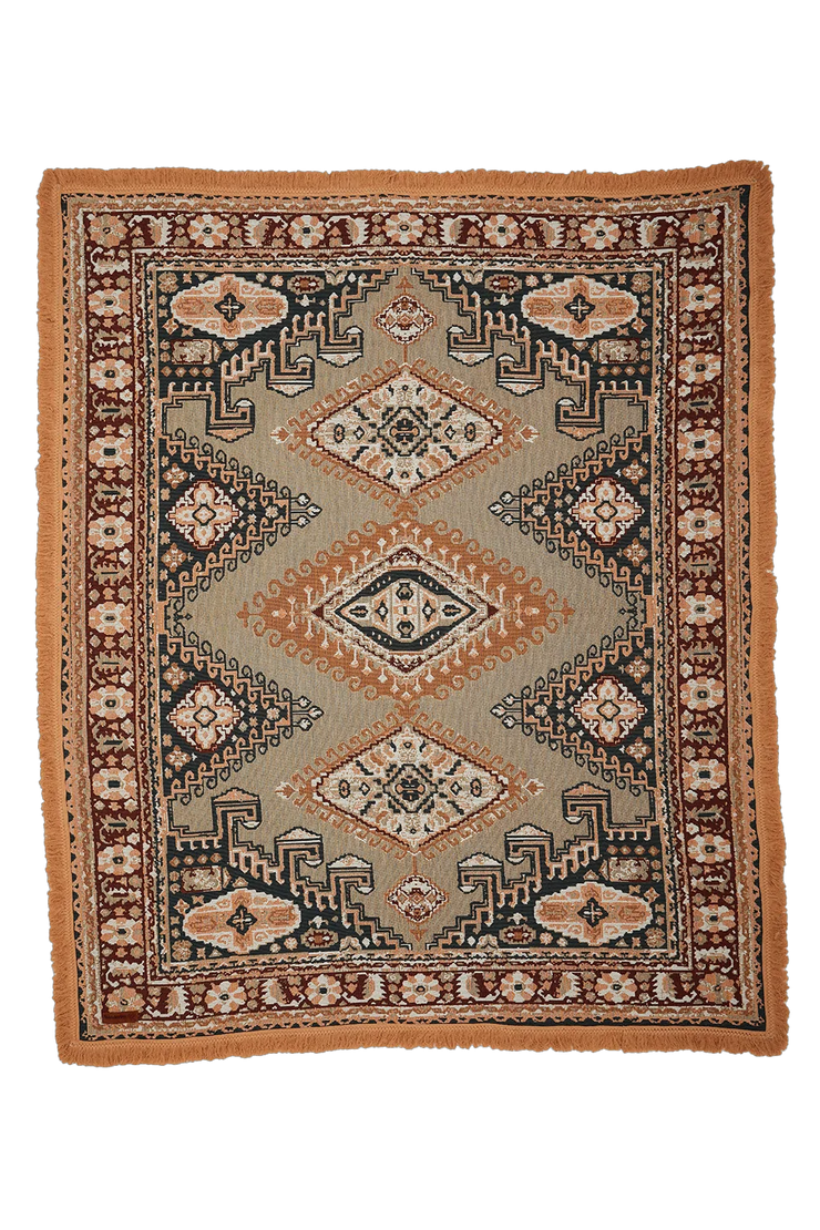 Wandering Folk Desert Woven Throw // Clay Canyon